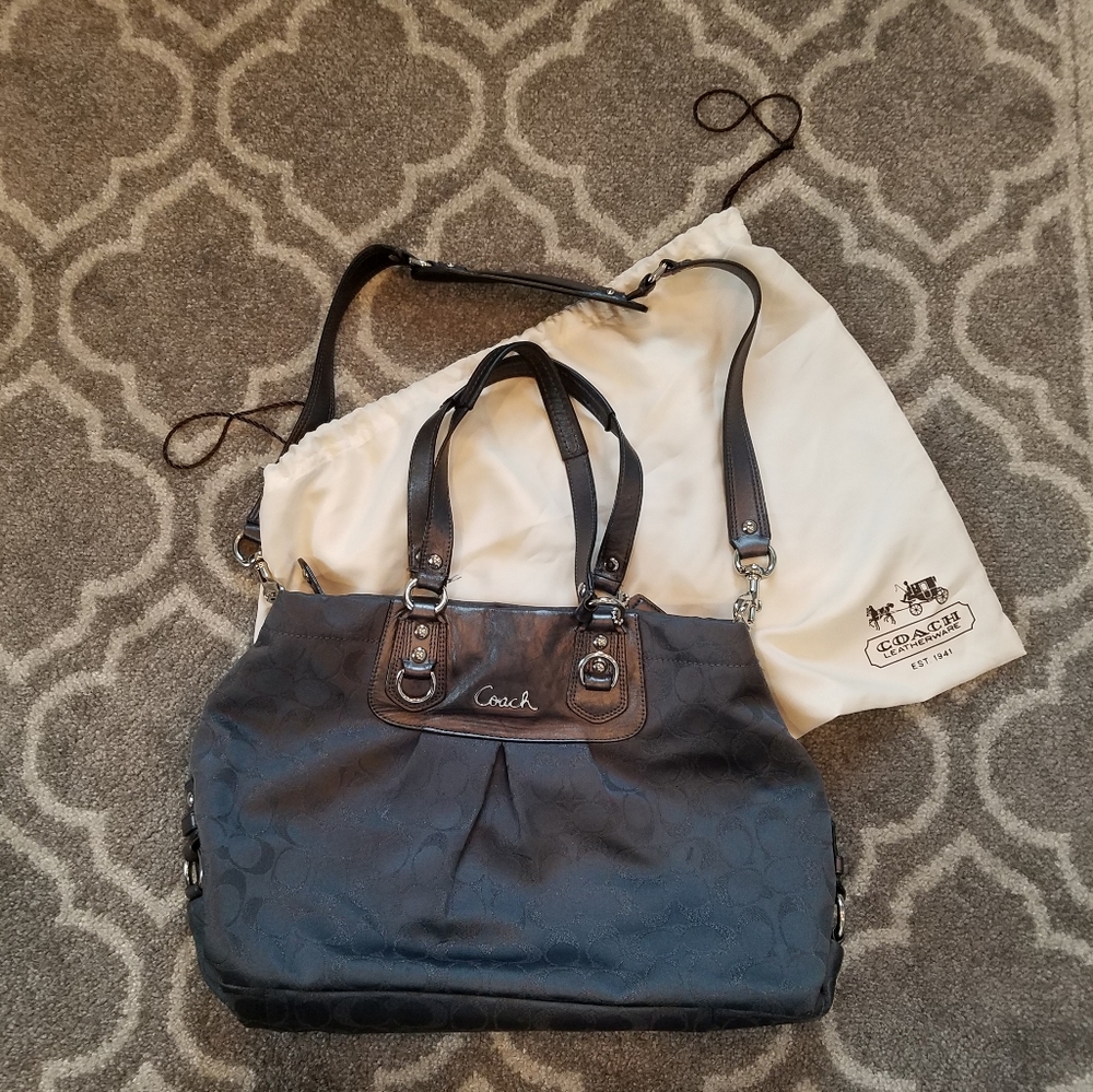 Coach Ashley carryall satchel with dust bag